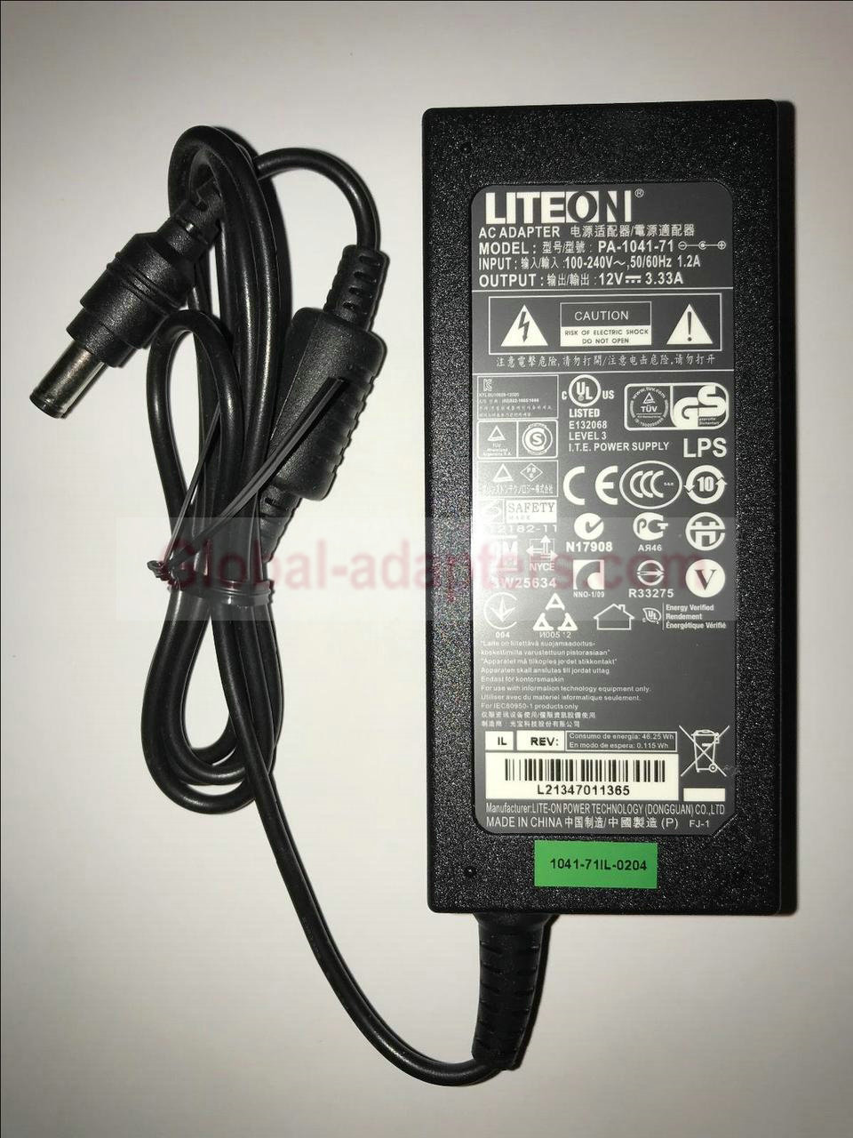 New 12V 3.33A LITEON PA-1041-71 Power Supply Ac Adapter